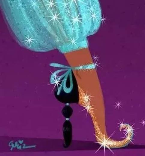 十二星座专属迪士尼公主水晶鞋