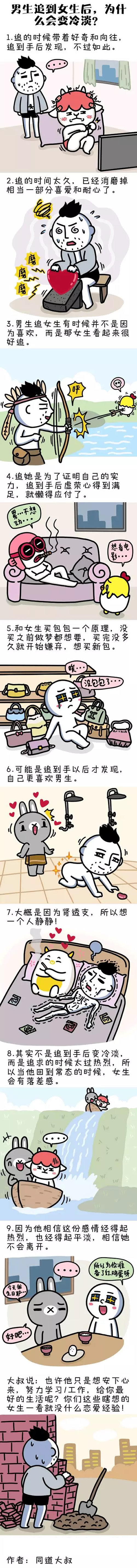 男生追到女生后会冷淡