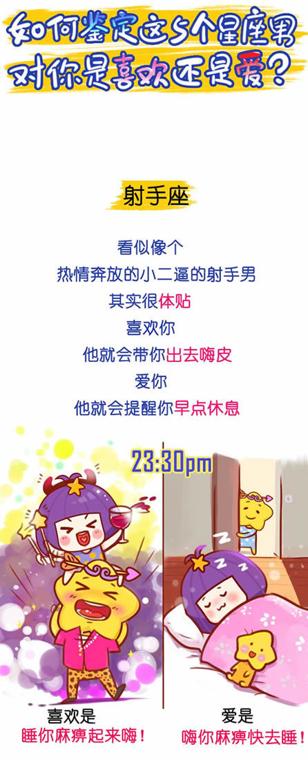 一招鉴定十二星座男是否暗恋你