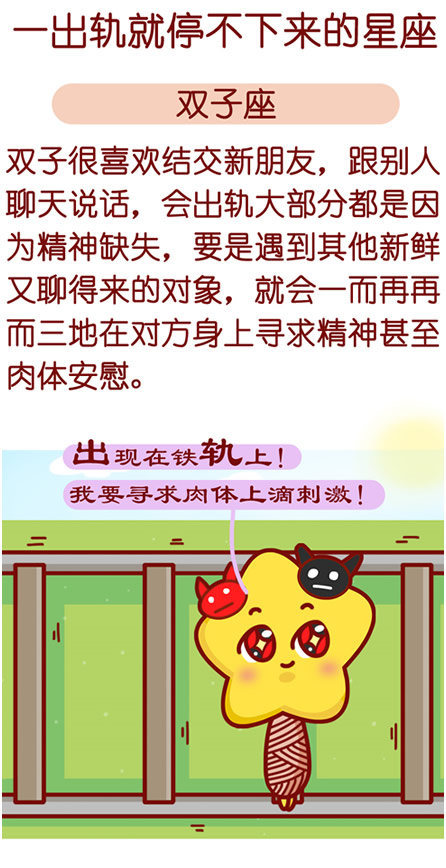 爱出轨的星座男排名