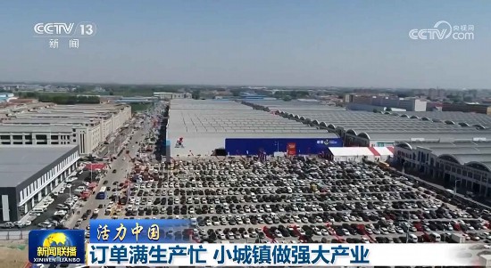 订单满生产忙 小城镇做强大产业