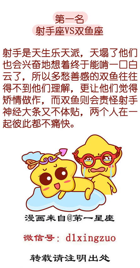 十二星座中的cp